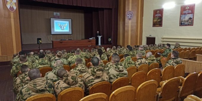 Беседа в Центре подготовки личного состава войск национальной гвардии РФ